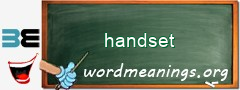 WordMeaning blackboard for handset
